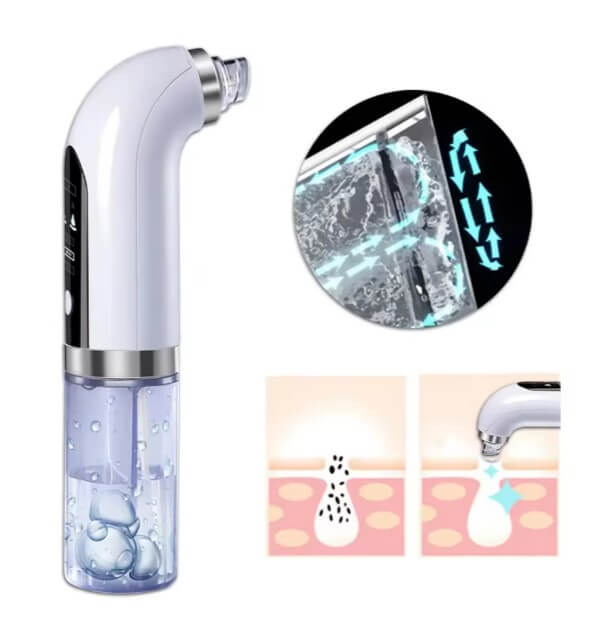 🌸 Aspirateur à Points Noirs & Nettoyeur Visage Hydratant – Technologie Professionnelle